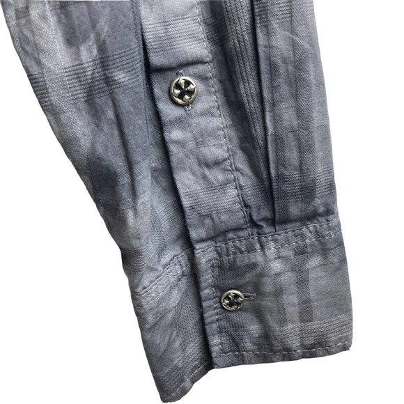 Affliction Black Premium Men's Long Sleeve Button Up Shirt - Picture 4 of 7